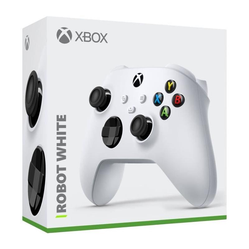 Manette Xbox sans fil Robot White - Dimensions compactes 