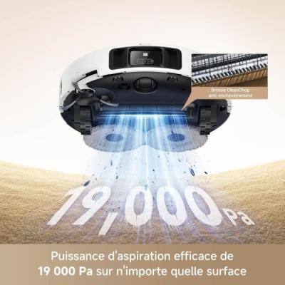 Aspirateur Robot MOVA P50 Pro Ultra avec Station - 19 000 Pa - Brosse anti-enchevêtrement