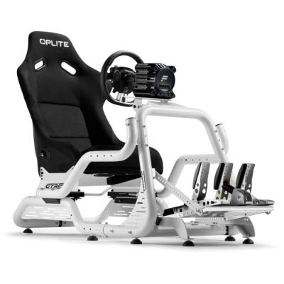 Cockpit de simulation OPLITE GTR S8 Blanc - Simracing performance