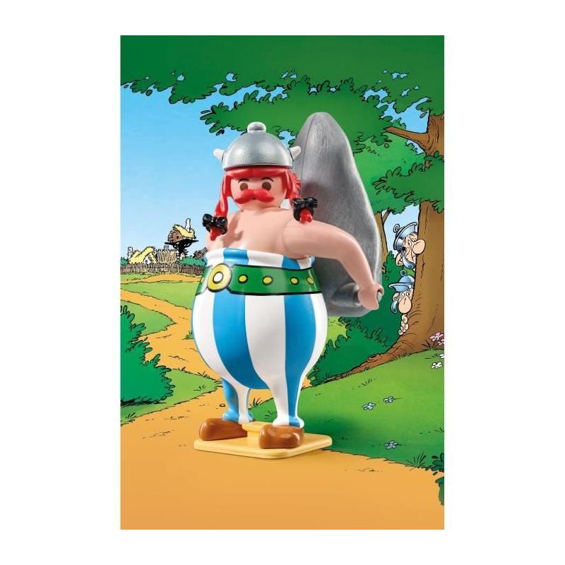 Playmobil 71983 Astérix : Obélix et son ménhir - Figurine miniature univers miniaturisé