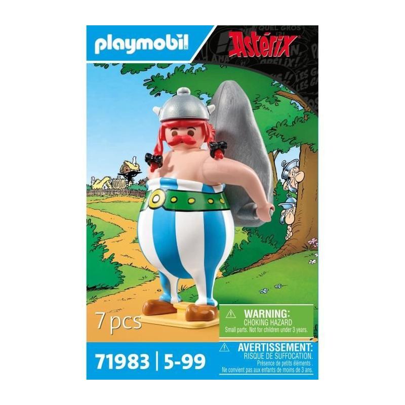 Playmobil 71983 Astérix : Obélix et son ménhir - Figurine miniature univers miniaturisé