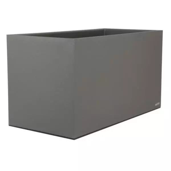 Bac a fleurs - RIVIERA - Granit - 80x40 cm - Gris