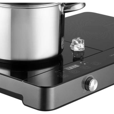 Plaque de cuisson induction SENCOR SCP 4201GY - 3500 W - Double foyer - Gris