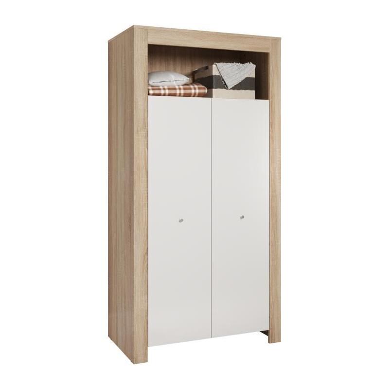 Ensemble chambre bébé PIA - Chêne Sonoma et Blanc - Éco responsable