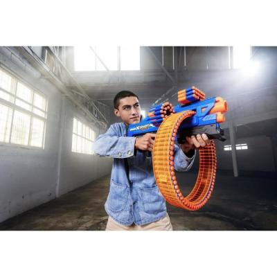 Blaster Rotatif ZURU XSHOT Insanity Mad Mega Barrel - 72 fléchettes, portée 27m