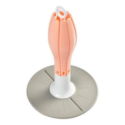 Egouttoir Biberon Pliable Fleur Rose - Pratique et Compact
