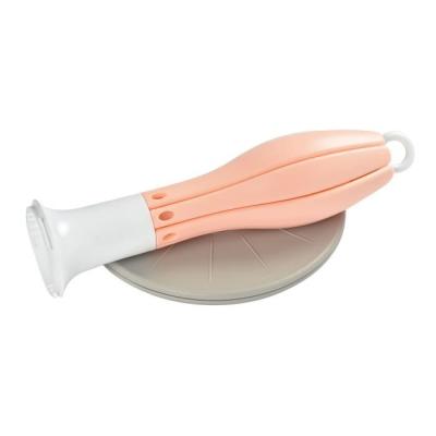 Egouttoir Biberon Pliable Fleur Rose - Pratique et Compact