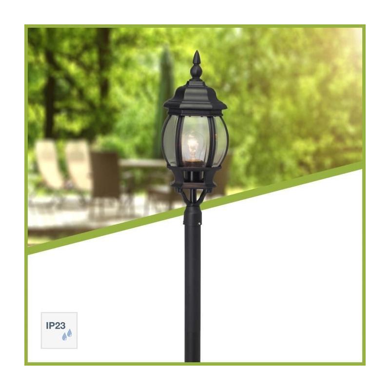 Lampe de jardin ISTRIA - Élégance en noir - Livraison compacte