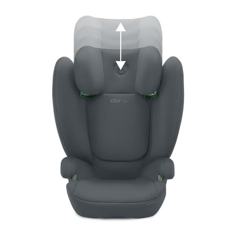 Siège auto Solution B i-fix Steel Grey CYBEX - Groupe 2/3 - Gris - Harnais 4-5 points - Inclinable
