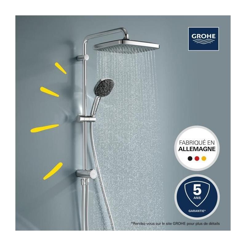 Colonne de douche GROHE Vitalio Comfort 250 - Economie d'eau