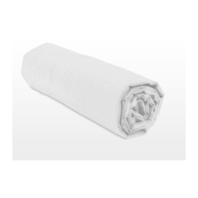Drap Housse Microfibre Blanc - 90 x 190 cm - HP71760