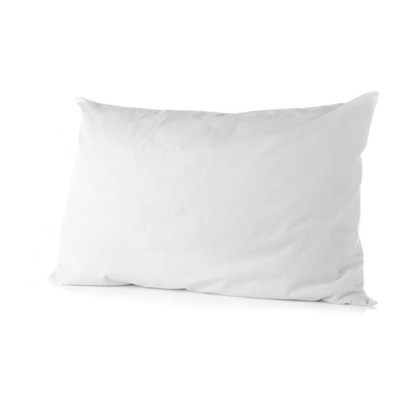 Lot de 2 taies d'oreiller Blanc - HOME LINGE PASSION - 50 x 70 cm