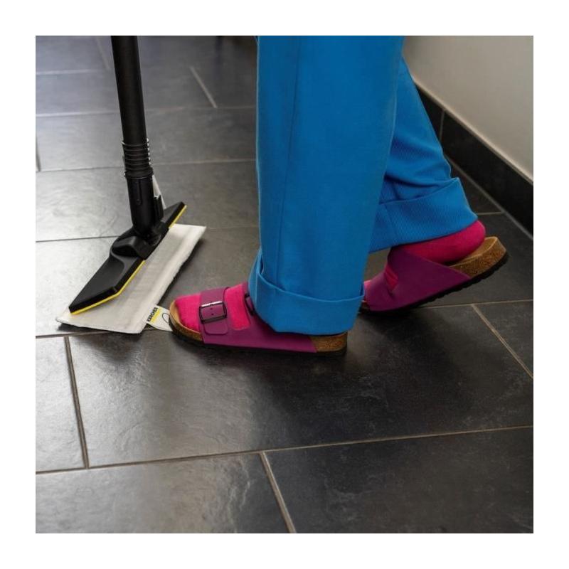 Kit serpillières délicates pour buse sol KARCHER - Compatible EasyFix (SC 1-5)