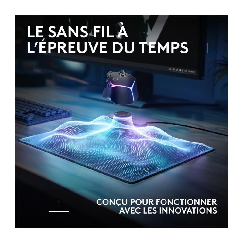 Tapis de souris Logitech G Powerplay 2 - Charge sans fil - Noir