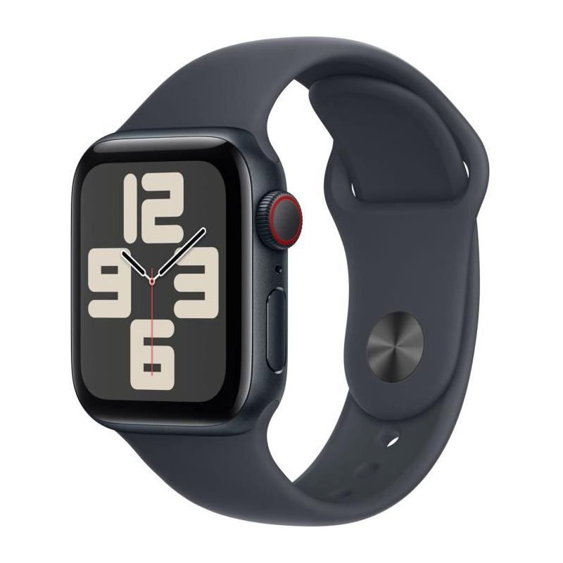 Apple Watch SE GPS + Cellular 40mm Midnight Aluminium - Bracelet Midnight Sport Band