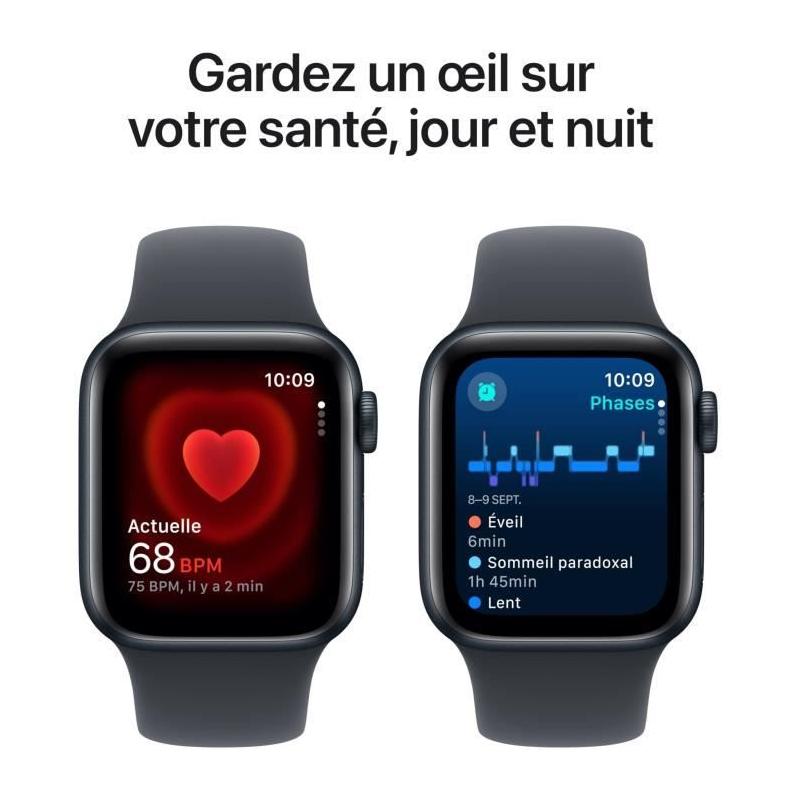 Apple Watch SE GPS + Cellular 40mm Midnight Aluminium - Bracelet Midnight Sport Band