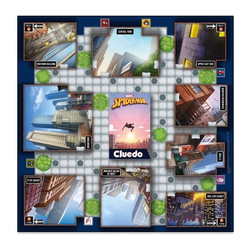 CLUEDO Spider-Man: Jeu de société passionnant - WINNING MOVES