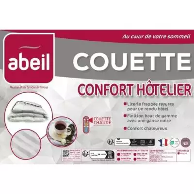 Couette chaude Confort Hôtelier 240x260 cm: Qualité et Confort