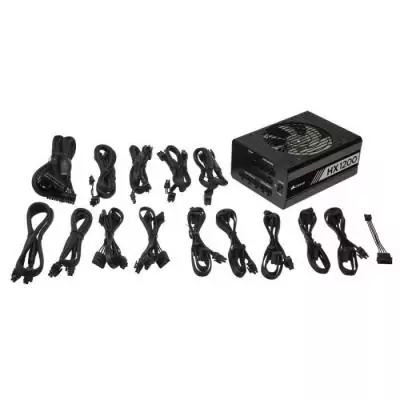 Alimentation PC - CORSAIR - HXi Series (2025) - HX1200i - 1200 Watt - 80 PLUS Platinum - C14 Version Alimentation PC - CORSAIR - HXi Series (2025) - HX1200i - 1200 Watt - 80 PLUS Platinum - C14 Version