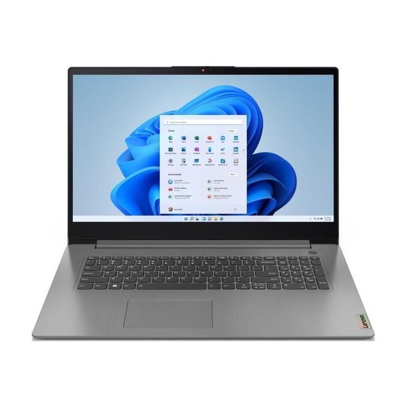 PC Portable LENOVO IdeaPad 3 17IAU7 | Windows 11 - 17'' HD+ - Core i3-1215U - RAM 8 Go - SSD 512 Go
