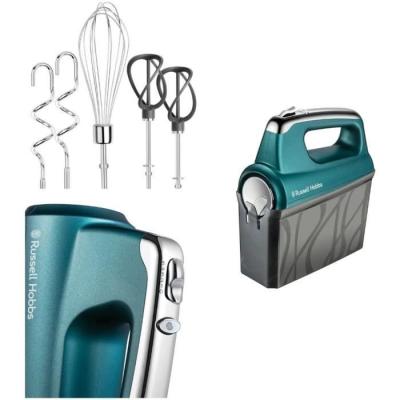 Batteur Mixeur Swirl - Russell Hobbs - 5 Vitesses - Turquoise