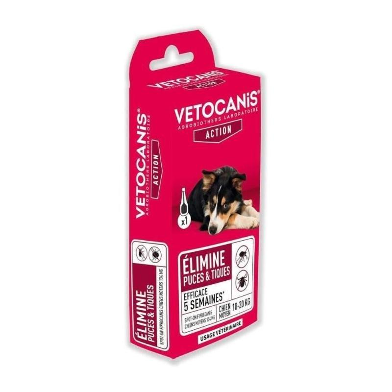 Protégez votre chien avec VETOCANIS Pipette Spot-on Fipronil