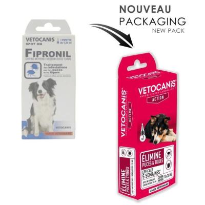 Protégez votre chien avec VETOCANIS Pipette Spot-on Fipronil