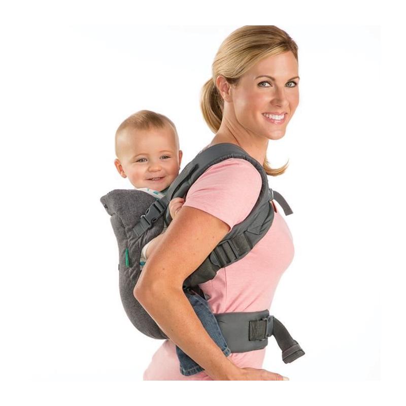 Porte bébé Flip ergonomique 4 en 1 gris - INFANTINO - Pratique et confortable