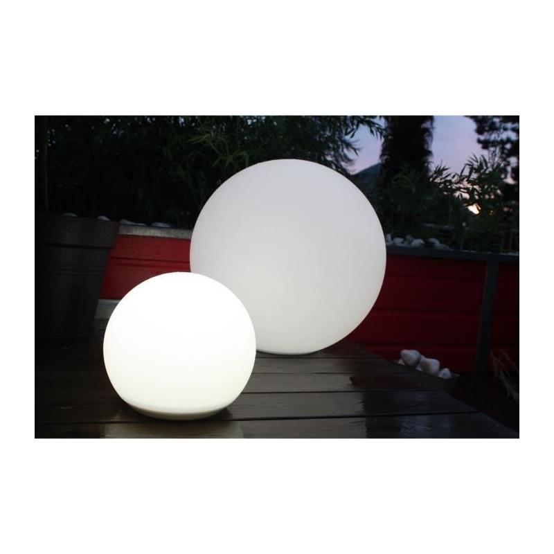 Boule solaire Luna Blanc Ø 56 cm - Décoration lumineuse