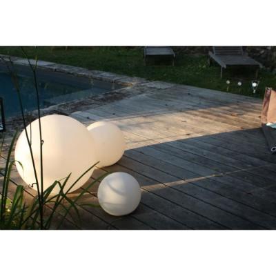 Boule solaire Luna Blanc Ø 56 cm - Décoration lumineuse