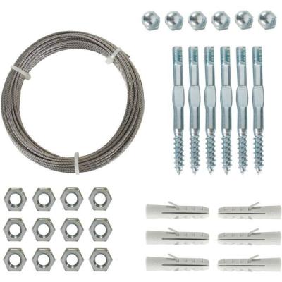 Treillis métallique NATURE - Kit de palissage plantes grimpantes - Ø1,8 mm x 10 m