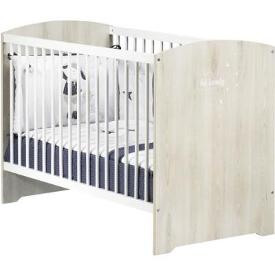 Chambre bébé complète - Lit 120x60 et commode à langer - BABY PRICE - SMILE - Hêtre cendré