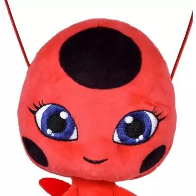 Peluche Tikki - BANDAI Miraculous - Kwami de création - 18x18x10 cm