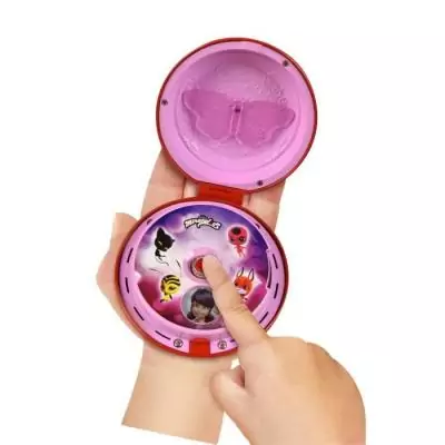 Téléphone Magique Ladybug - BANDAI - Miraculous - Enfant 4 ans - Rose Violet