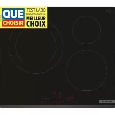 Bosch Serie 6 Série 6 Table à induction 60 cm Noir, sans cadre