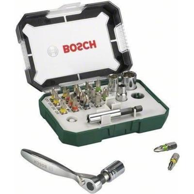 Ensemble de vissage Bosch 26 pièces avec cliquet