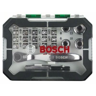 Ensemble de vissage Bosch 26 pièces avec cliquet