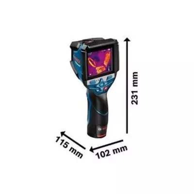 Caméra thermique Bosch GTC 600 C - Haute résolution, batterie 12V 2,0Ah