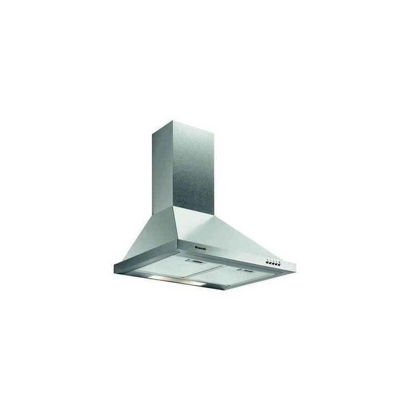 Hotte murale BRANDT AD1006X 60 cm - Acier inoxydable