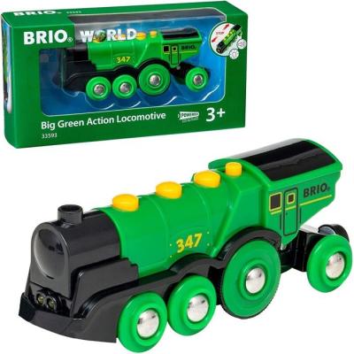 Locomotive Verte Puissante à Piles - BRIO - Circuit de train en bois