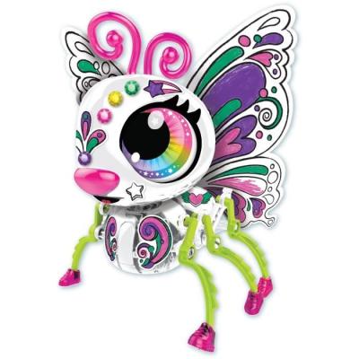 Papillon Robot interactif à construire et colorier - CRAYOLA - 4 ans