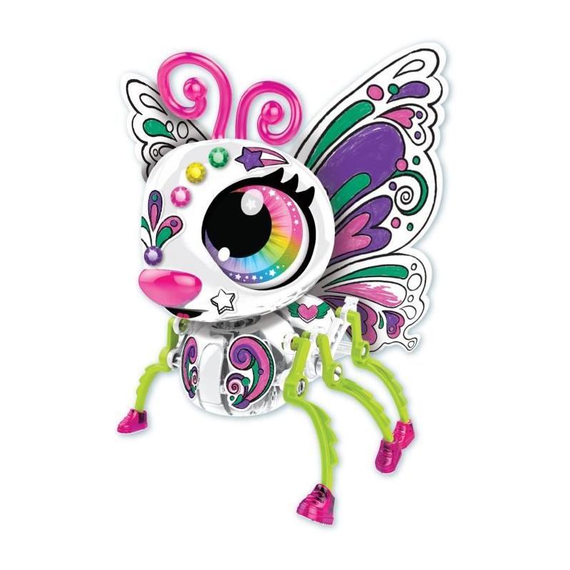 Papillon Robot interactif à construire et colorier - CRAYOLA - 4 ans