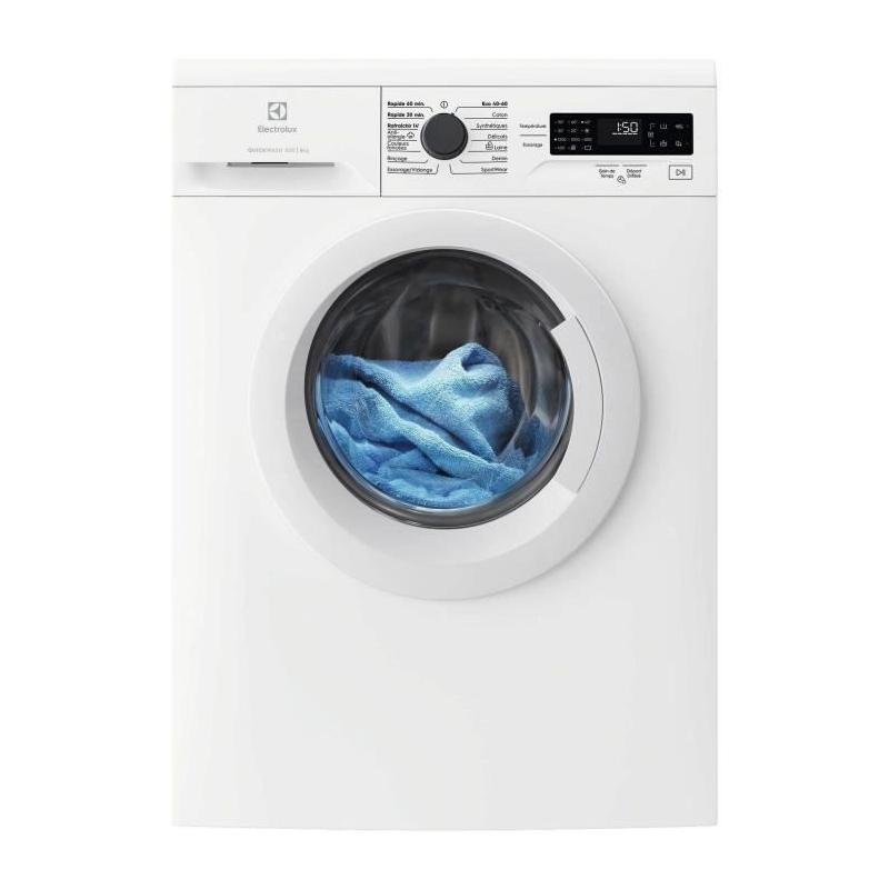 Lave-linge hublot ELECTROLUX EWF0812A4 - 8 kg - Eco Inverter - Classe A