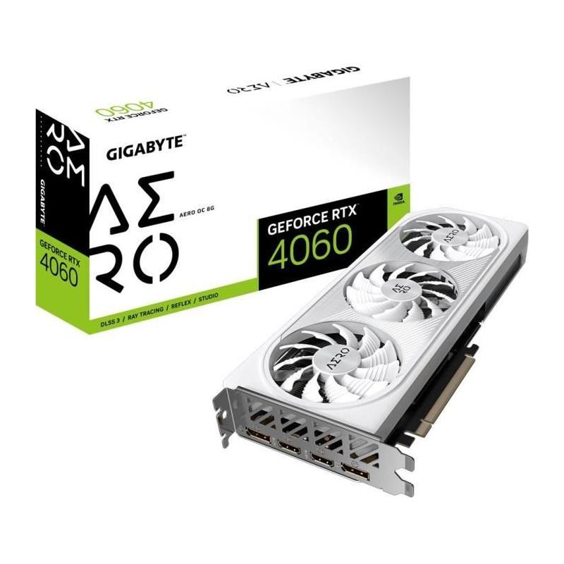 Carte Graphique GIGABYTE AORUS GeForce RTX™ 4060 OC 8G - Performances exceptionnelles