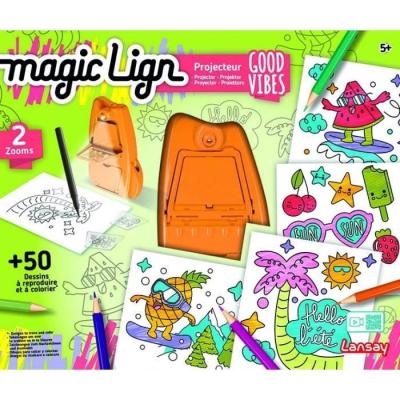 Magic Lign - Projecteur Good vibes - 50 illustrations