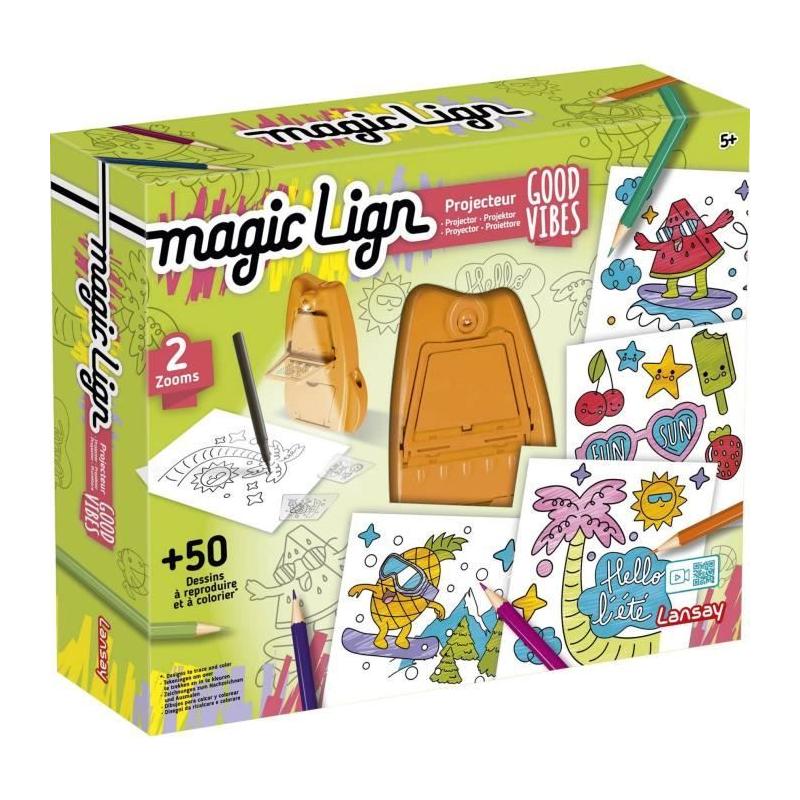 Magic Lign - Projecteur Good vibes - 50 illustrations