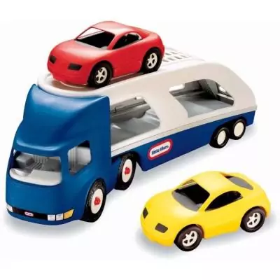 Défiez le bitume avec Little Tikes - Grand Porte-Voitures & 2 Voitures de Sport