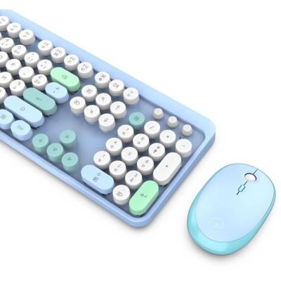 Pack Clavier + Souris MOBILITY LAB - Pure Color Bleu - Ergonomique & Discret