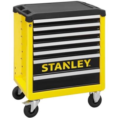Servante d'atelier STANLEY - 7 tiroirs - Noir et jaune