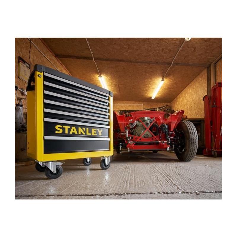 Servante d'atelier STANLEY - 7 tiroirs - Noir et jaune